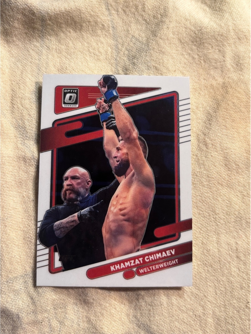 2022 Panini Donruss Optic UFC Khamzat Chimaev Welterweight #